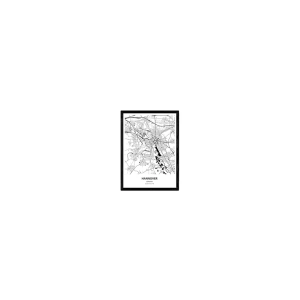 Poster NACNIC Mapa de Hannover (A4) - Imagen 2