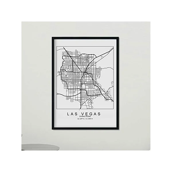 Poster NACNIC Mapa de Las Vegas (A3)