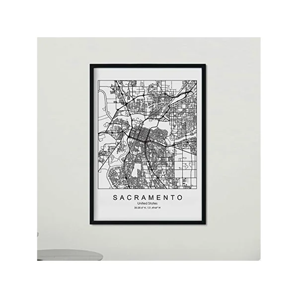 Poster NACNIC Mapa de Sacramento (A3)