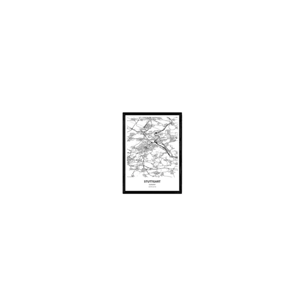 Poster NACNIC Mapa de Stuttgart (A4) - Imagen 2