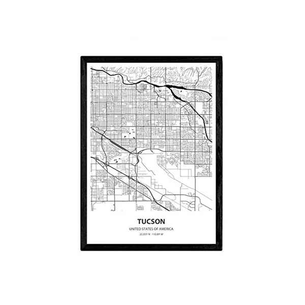 Poster NACNIC Mapa de Tucson USA (A4)