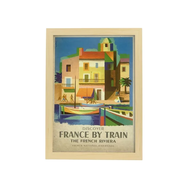 Poster NACNIC Vintage de Pueblo FrancÃ©s