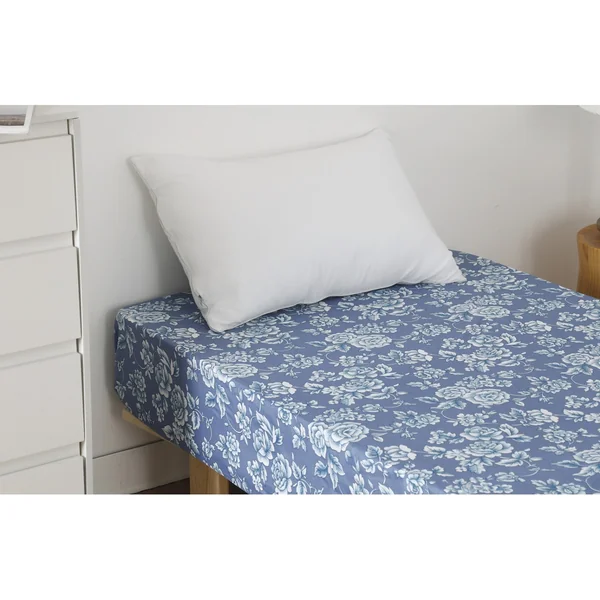 Protector De Colchón Con Estampado Floral- 150x200Cm-BOD HOME