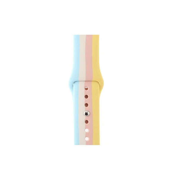 Pulsera SmoothSilicone Rainbow para Apple Watch Series 9 - 45 mm