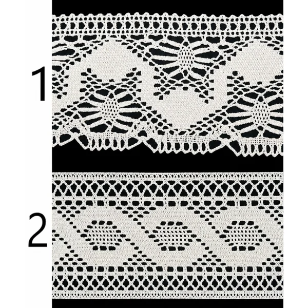 Puntilla de hilo beige PC101-1