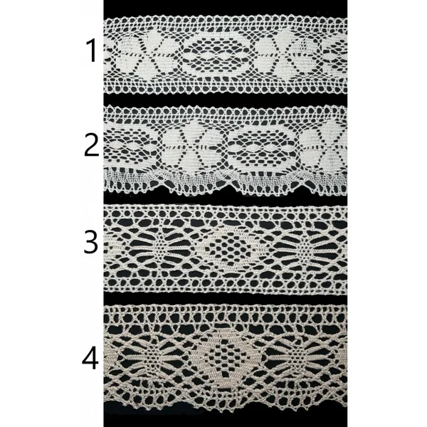 Puntilla de hilo beige