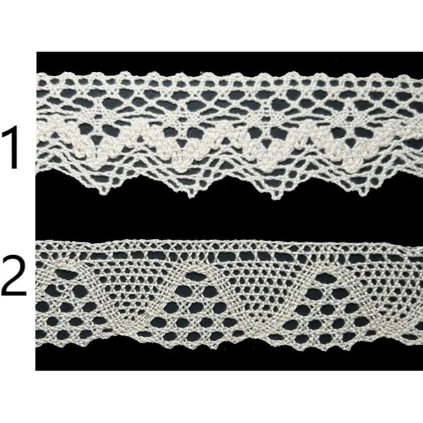 Puntilla de hilo beige PC45-1