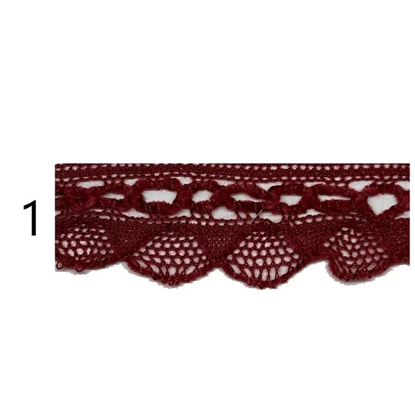 Puntilla de hilo Granate PC18-4