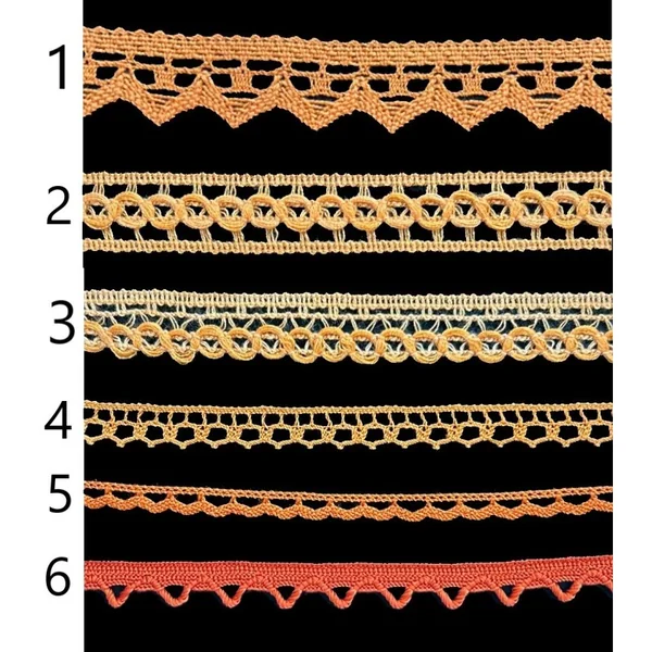 Puntilla de hilo naranja PC2-1