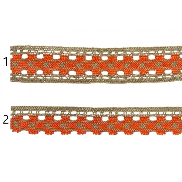 Puntilla de hilo naranja PC3-4