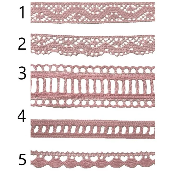 Puntilla de hilo rosa claro PC8-6