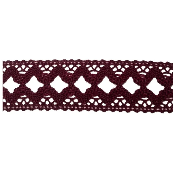 Puntilla Entredós de hilo Rojo PC17-3