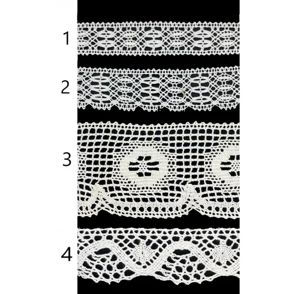 Puntilla y Entredós blanco PC63-1