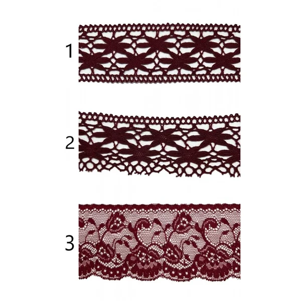 Puntilla y Entredós Rojo PC15-4