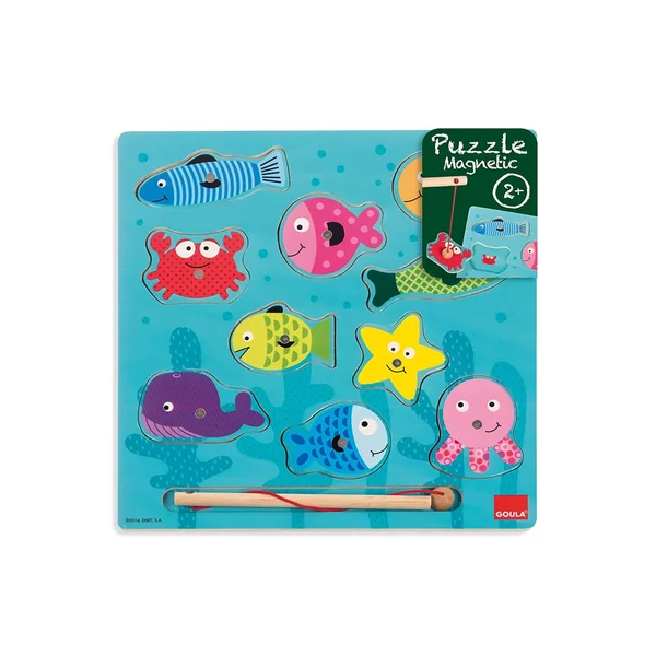 Puzzle 2D JUMBO Magnético Peixes