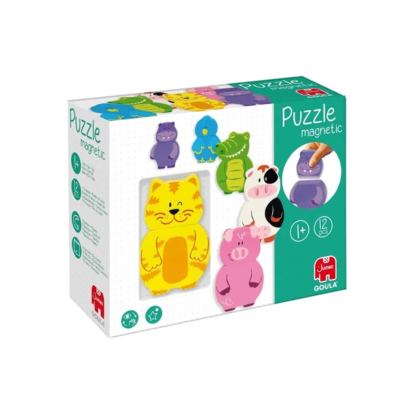 Puzzles JUMBO Magnetic Interchangeable Puzzle (12 Piezas)