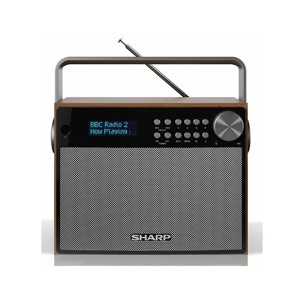 Radio Portátil SHARP DR-P350 Marrón