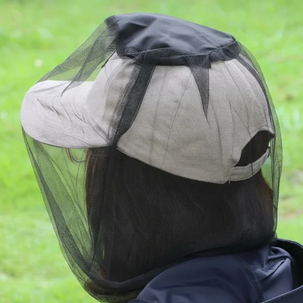 Red de cabeza anti-mosquitos para pesca - Imagen 5