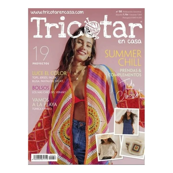 Revista de Crochet Tricotar en Casa Nº 58