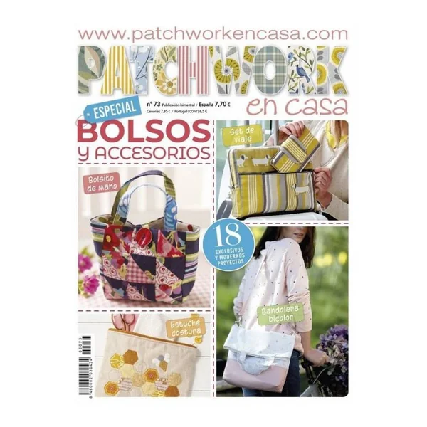 Revista Patchwork en Casa N° 73 - Bolsos y Accesorios
