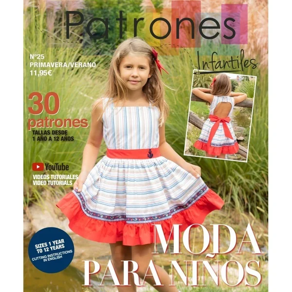 Revista Patrones Infantiles Nº25 - Moda para Niños Primavera/Verano