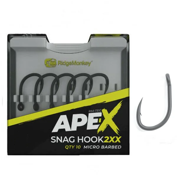 RIDGEMONKEY Anzuelos APE-X SNAG HOOK 2XX - Arapaima Fishing