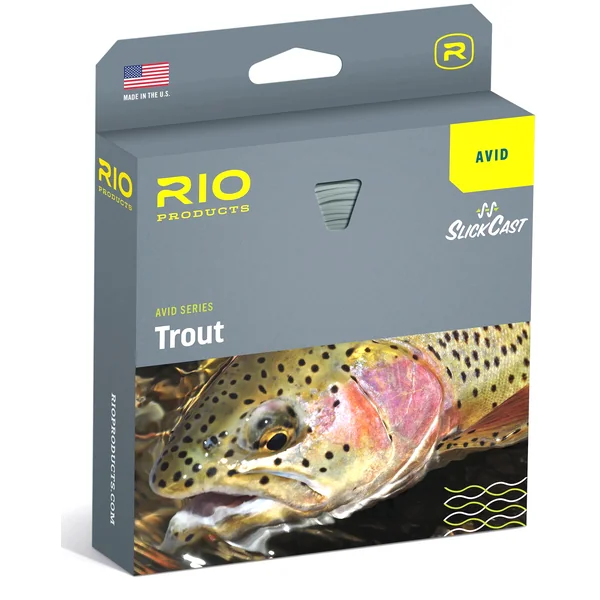 Rio Avid Trout Gold línea de mosca oro