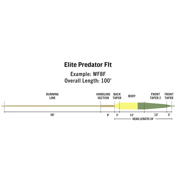 Rio Elite Predator Línea de mosca flotante - Imagen 3