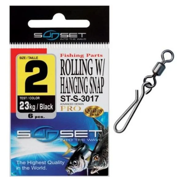 Rolling W/Hanging Snap Sunset ST-S-3017 - Monty pesca