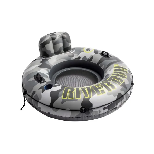 Rosa insuflável INTEX River Run camuflagem com apoio