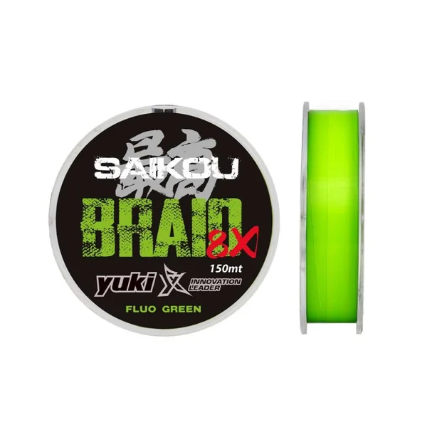 Saikou Braid x8 Fluo Green 150m