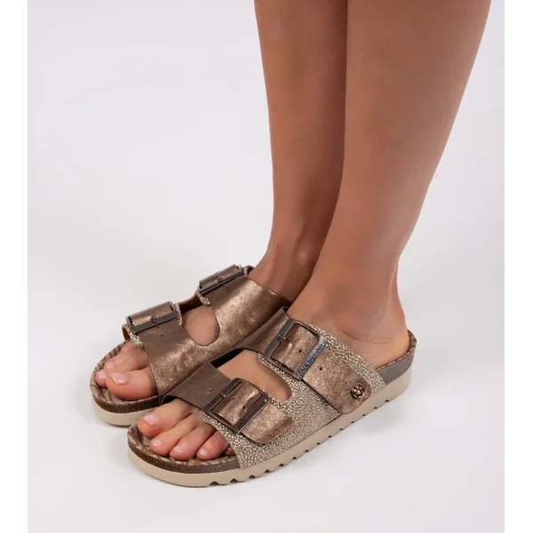 Sandalias bio de mujer bronce - Imagen 5