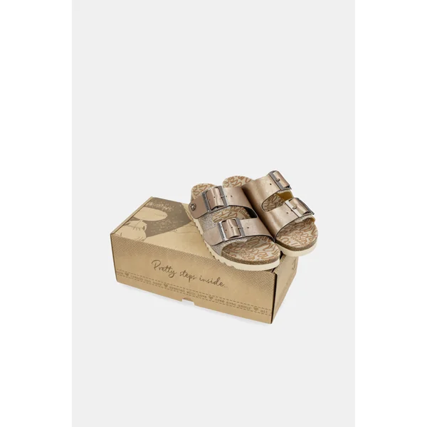 Sandalias bio de mujer bronce - Imagen 8