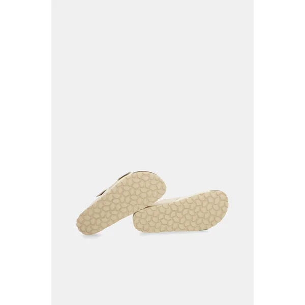 Sandalias bio de mujer dorado - Imagen 4