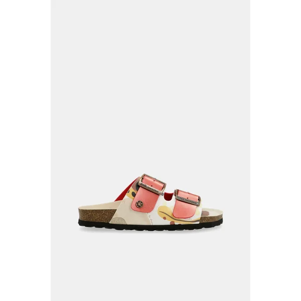 Sandalias bio multicolor rojas