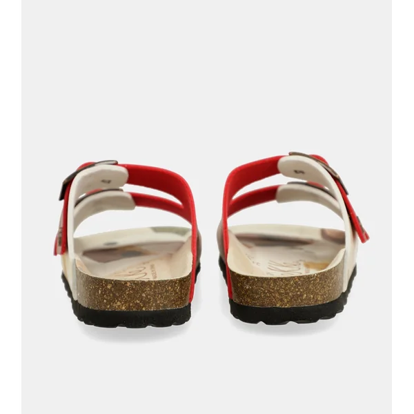 Sandalias bio multicolor rojas - Imagen 6