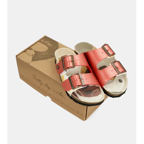 Sandalias bio multicolor rojas - Imagen 9