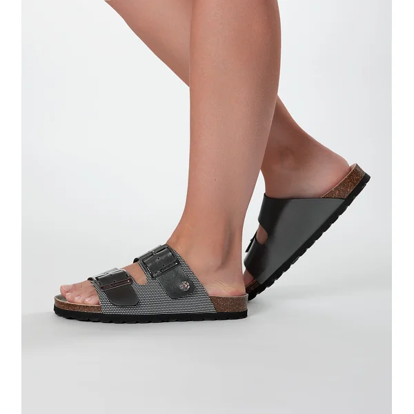 Sandalias bio negras Lunares - Imagen 4