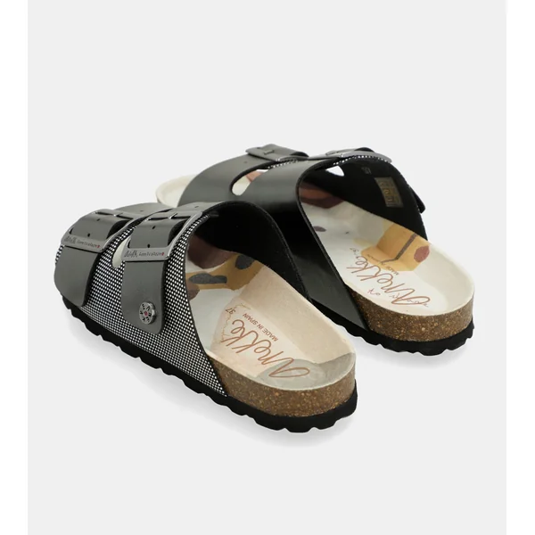 Sandalias bio negras Lunares - Imagen 7