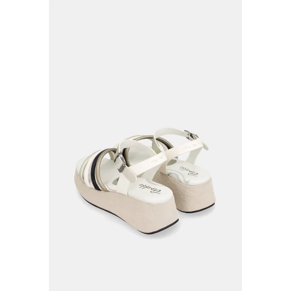 Sandalias con plataforma beige - Imagen 5