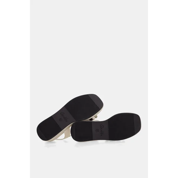 Sandalias con plataforma beige - Imagen 7