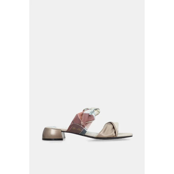 Sandalias con tacón y nudo Auralis