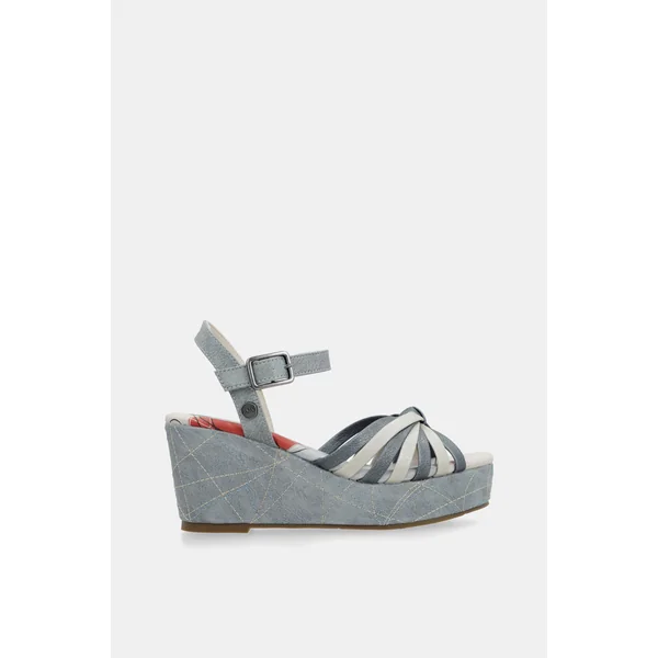 Sandalias cruzadas azul Auralis