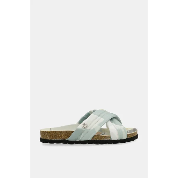 Sandalias cruzadas azules