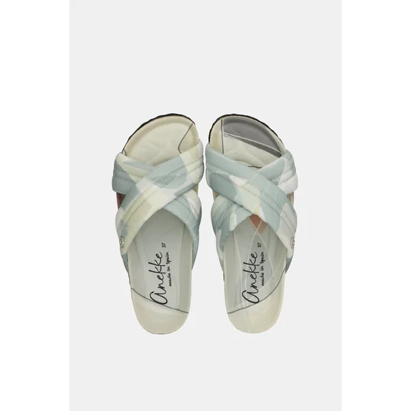 Sandalias cruzadas azules - Imagen 2