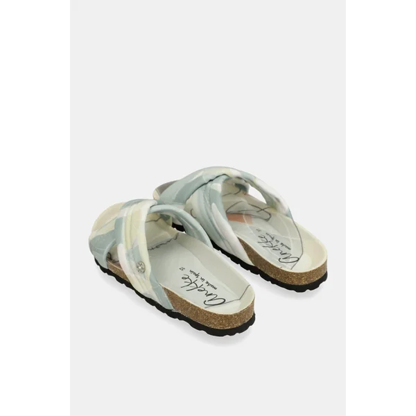 Sandalias cruzadas azules - Imagen 4
