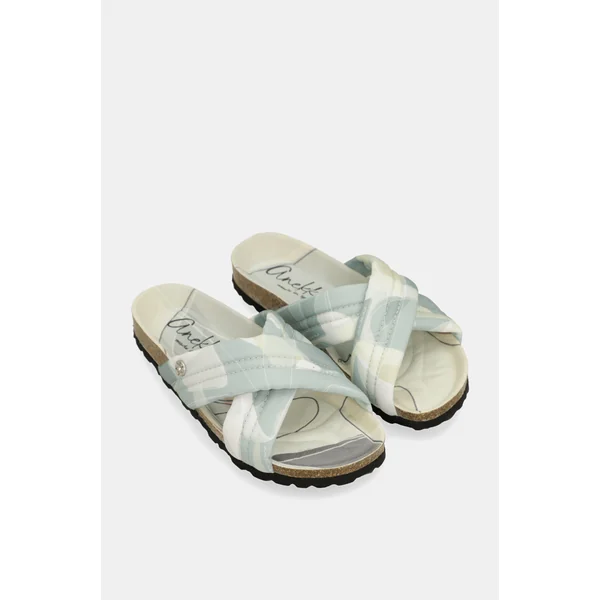 Sandalias cruzadas azules - Imagen 5
