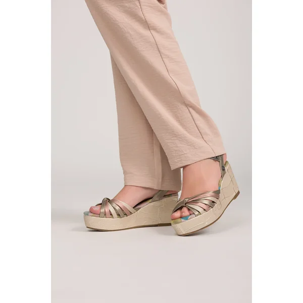 Sandalias cruzadas estampadas Bloom - Imagen 2