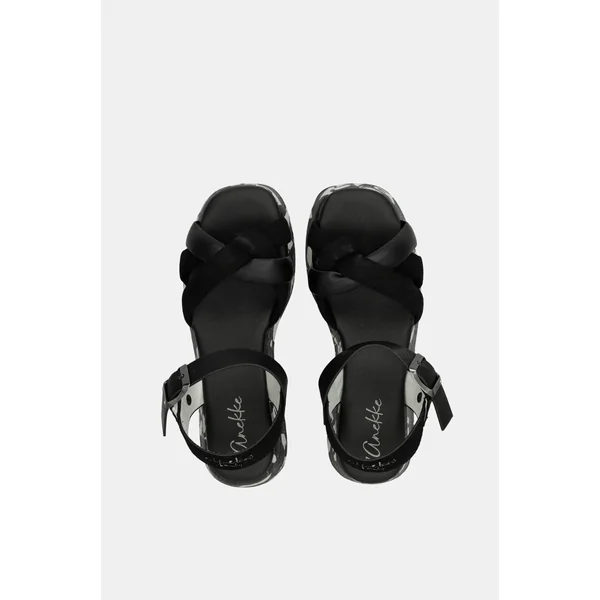 Sandalias plataforma negras y blancas - Imagen 8