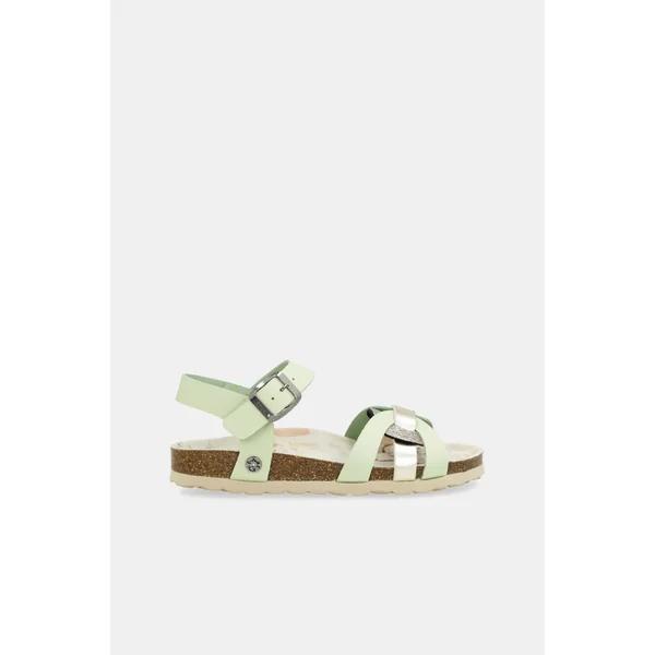 Sandalias tiras verde Memories